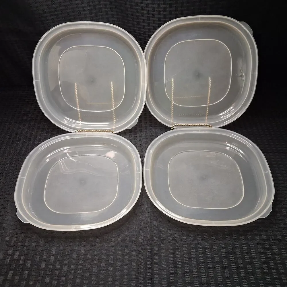 Rubbermaid Heatables Replacement Lid Square Set of 4